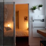 vue de la chambre de la salle d'eau